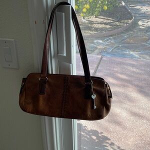 FOSSIL vintage Y2K shoulder bag brown